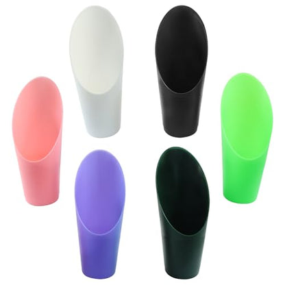 6 Pcs Bonsai Soil Scoops Plastic Garden Shovels, Colorful