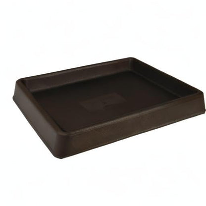Tusco Products TRSQ15ES Square Tray Planter Saucer, Espresso
