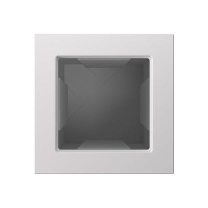 Mayne Fairfield 28in Self-Watering Tall Square Planter, White - color: White