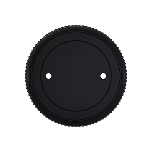 Mayne Haven 10in Round Fluted Modern Planter, Black - color: Black, size: 10in