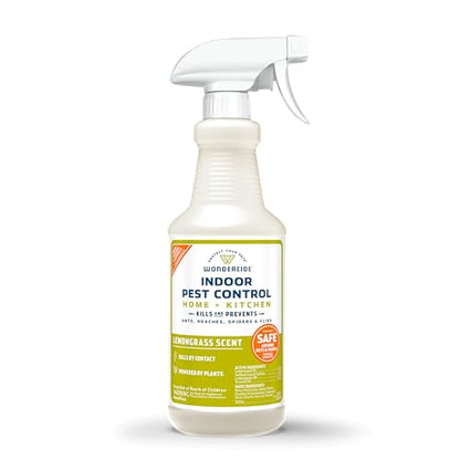 Wondercide - Indoor Pest Control Spray for Home & Kitchen Lemongrass 16 oz - size: 16 Fl Oz (Pack of 1)