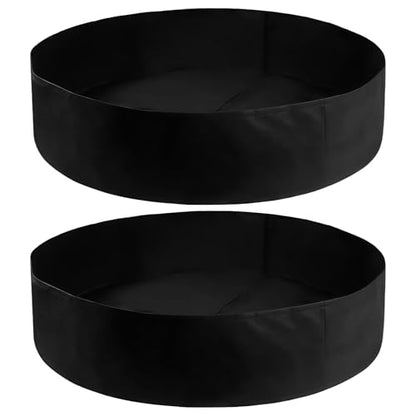 2 Pcs 50 Gallon Plant Grow Bags, Garden Fabric Grow Bags, Black Heavy Duty, Indoor Outdoor Gardening, Suitable for Vegetables, Flowers, and Fruit Trees