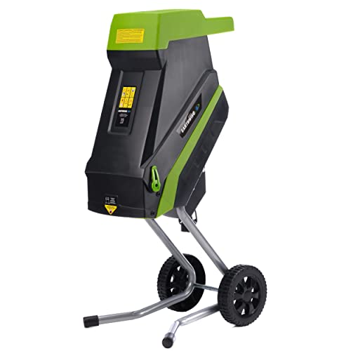 Earthwise GS015 15-Amp Electric Corded Chipper/Shredder with Collection Bag - style: 15-Amp, 8:1 Thick Mulch Ratio