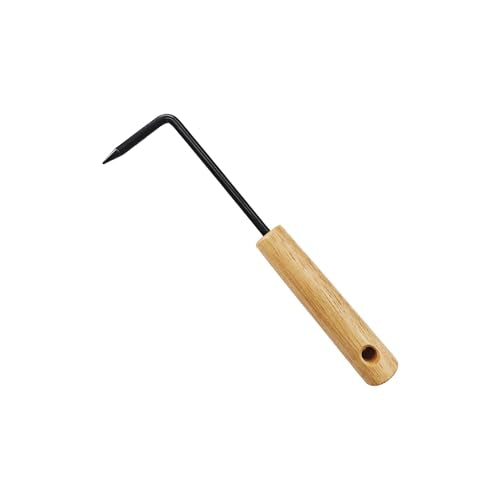 pson Hand Weeder Tool with Wood Handle, Stainless Steel Weed Remover for Lawns, Potted Plants, Cracks, Patios, Outdoor Garden(Style 1) - size: Style 1
