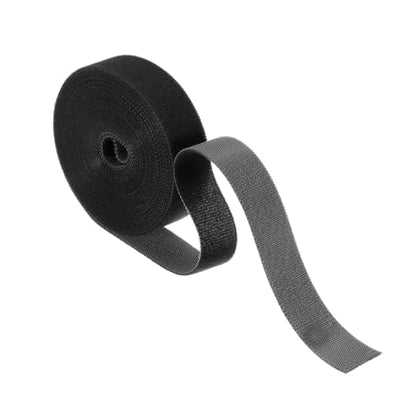 HARFINGTON Garden Plant Tape 16.4ft 25/32" Reusable Ties Strap Black - color: Black, size: 16.4ft x 25/32"