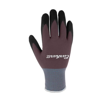 Carhartt Women's Nitrile Glove - color: Deep Wine, size: Medium (Pack of 1)