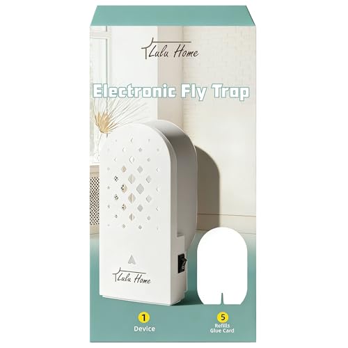 Lulu Home Flying Insect Trap Indoor, 365nm Plug-in Bug Light Catcher