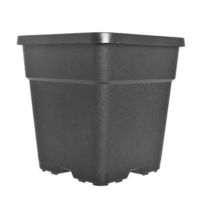 2 Gallon Square Plastic Garden Planter Pot Plant Nursery Pot 10-Pack