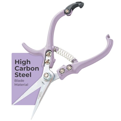 Modern Sprout Pruning Shears- Garden Snips - Herb Scissors- Lavender 1-Pack - color: Lavender