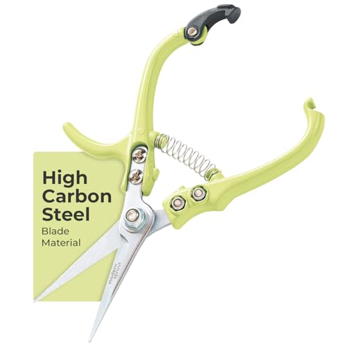 Modern Sprout Pruning Shears- Garden Snips-Herb Scissors- Chartreuse 1-Pack - color: Chartreuse