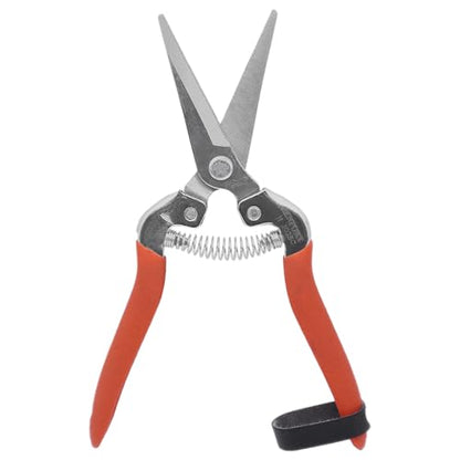 Harvest-Bunch Cutter, Curved Stainless Steel Serrated Blade