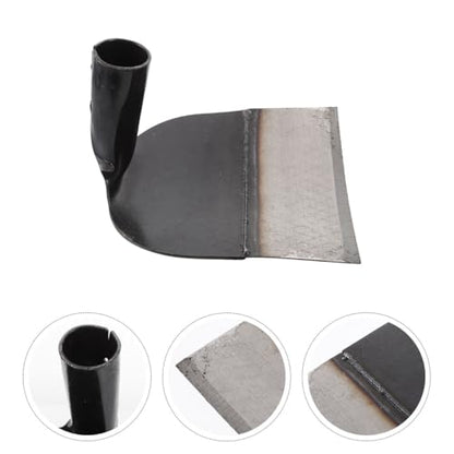 BESPORTBLE Heavy Duty Garden Hoe Tool for Weeding and Soil Loosening Solid Steel Construction Compact 7.28 Inch Hand Hoe for Backyard Gardening and Agricultural Use - size: 18.50X18.50X11.50CM