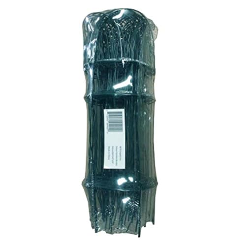 14 inch(H) x 20 feet(L) Green Garden Border Edging Folding Fence Roll Scroll Top Rolled Yard Fencing Garden Fence, Metal Wire Garden Fence for Outdoor,Yard Landscape Patio,Flower Bed Edging - size: 14"x20', Pack of 1