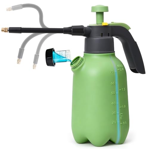T4U Pump Sprayer 0.5 Gallon, Garden Spray Bottle with Flex Wand - size: Flexible Nozzle