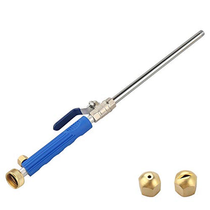 High Pressure Power Washer Attachment Hose Nozzle Wand Lance - color: Blue