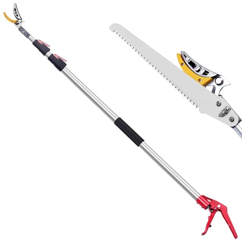 FLORA GUARD Telescoping Tree Pruner 4.6-10 FT with Pole Saw