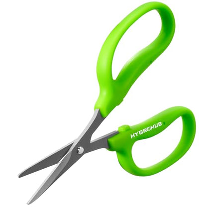 Garden Scissors, 2 PCS, 6-in, Non-Stick Coated Steel, Straight Blades - style: Straight Blade