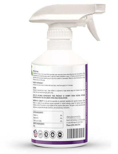 Bird Repellent Spray (32 OZ) Deter Birds from Outdoor Surfaces, Garden Areas Deterrent Natural Woodpecker, Pigeon and More Natural