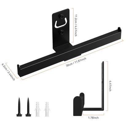 Backpack Leaf Blower Hanger, Heavy Duty Chainsaw Wall Mount,1 Pack - color: Black 1 Pack