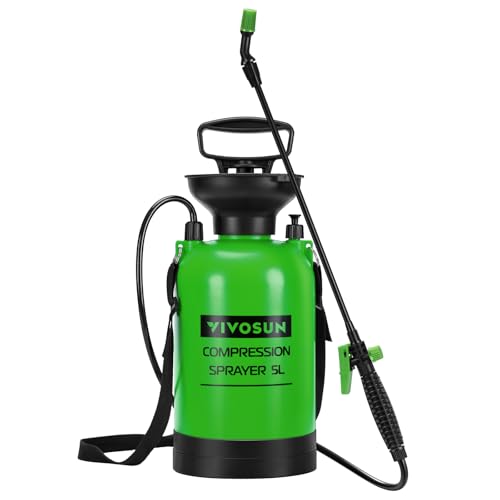 VIVOSUN 1.35-Gallon Pump Pressure Sprayer - color: Green, size: 1.35 Gallons