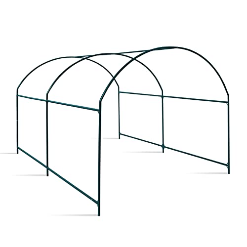 YardGrow Large Garden Support Arch Frame Climbing Plant Arch Arbor for Climbing Plant Roses Vines Birthday Wedding Party Outdoor Decoration Pergola Frame (10x7x6 FT) - size: 10 x 7 x 6ft