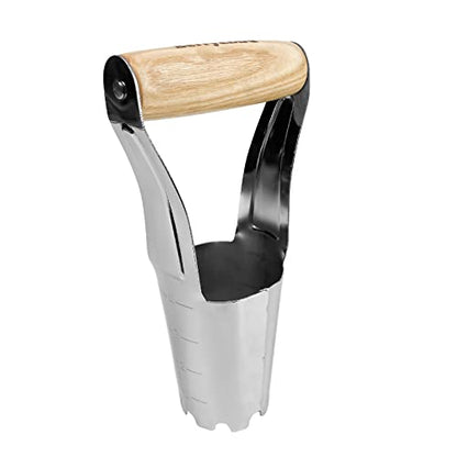 Garden Bulb Planter with 4 Inches Depth Mark, Bulb Planting Tool - size: 9.6in Bulb Planter