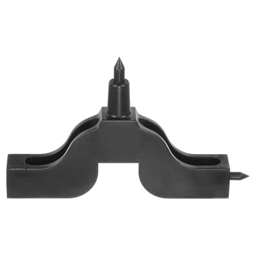 HARFINGTON Irrigation Drilling Tool 3mm 4mm Dual Use T-Shaped Hole Punch Micro Drip Irrigation System Water Pipe Tool Punching Puncher Sprinklers Micro for Laying Branch Drip Pipes, Black