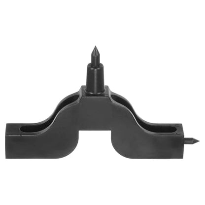 HARFINGTON Irrigation Drilling Tool 3mm 4mm Dual Use T-Shaped Hole Punch Micro Drip Irrigation System Water Pipe Tool Punching Puncher Sprinklers Micro for Laying Branch Drip Pipes, Black