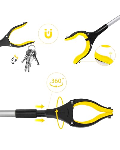 38" Grabber Reacher Tool Heavy Duty 1PCS for Seniors - size: 38 Inch - 1PCS