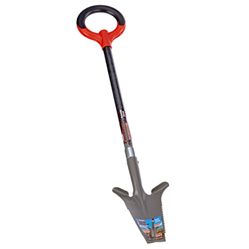 Root Slayer 23311 Perennial Garden Shovel, Fiberglass Shaft, Red - color: Red, size: Medium