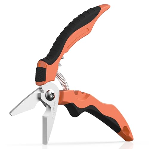 Tin Snips - Stainless Steel Utility Scissors, Wire Cutters Heavy Duty