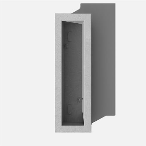 Veradek Brixton Series Window Box Planter - Rectangular Outdoor Planter - color: Gray, size: 11"H x 11"W x 36"L