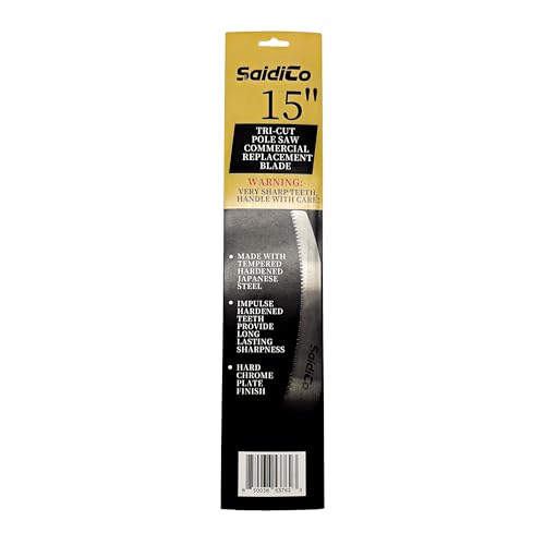 SaidiCo 15" TRI-Cut Pole Saw Commercial Replacement Blade
