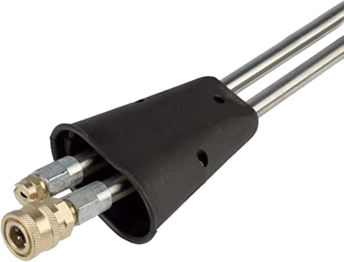 Canpump 40-in Dual Lance Wand w/Bent Tube, Spray Gun Included, 5000 psi - style: Wand+Spray Gun