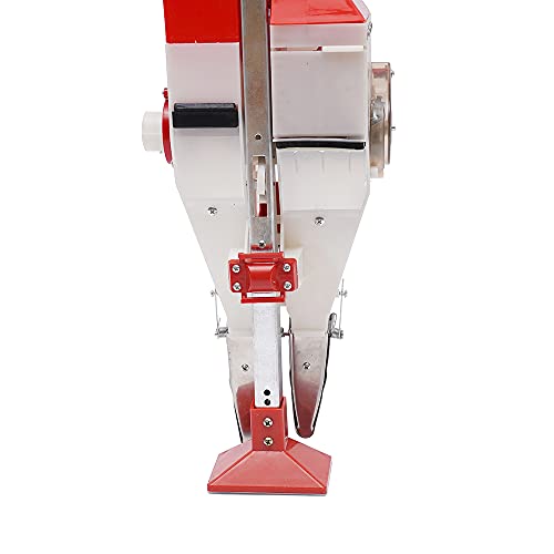 Double Barrel Sower,Adjustable Seed Fertilizer Spreader Planter,Manual Fertilizer Seeder,Garden Seed Spreader-Depth,Garden helper,Suitable for Sow Carrot,Lettuce,Flower,Plant,Peanut,Spinach Seed