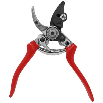 Zenport Z202 Heavy Duty Pruner, Cut-n-Hold, Red Handles, 8-Inch
