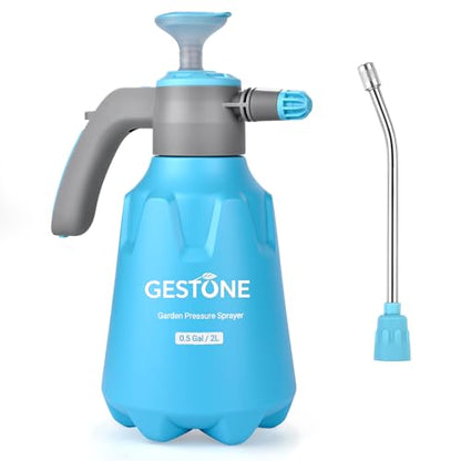 Hand Pump Sprayer 1/2 Gallon, Leak-Proof Plant Mister Spray Bottle