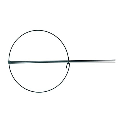 10 Pack 14" Wide x 24" High Peony Cage Rings Garden Plant Support Brace Round Metal Plant Stakes Rings, Strong Large Garden Supports for Flowers, Peonies, Rose, Lily - size: 14"x24" Pack of 10