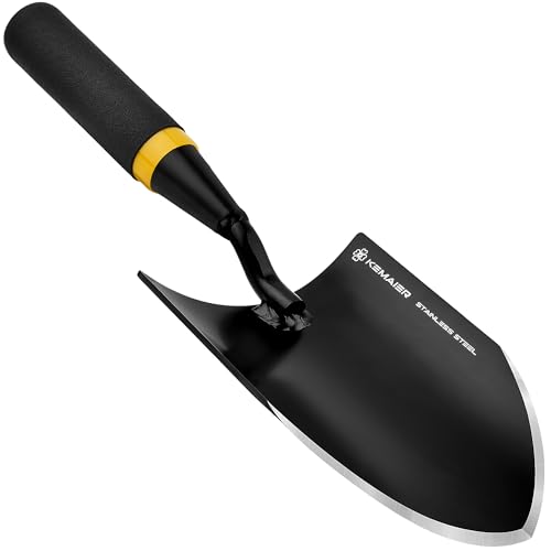 Kemaier Heavy Duty Stainless Steel Garden Trowel Shovel Tools - style: Large Trowel