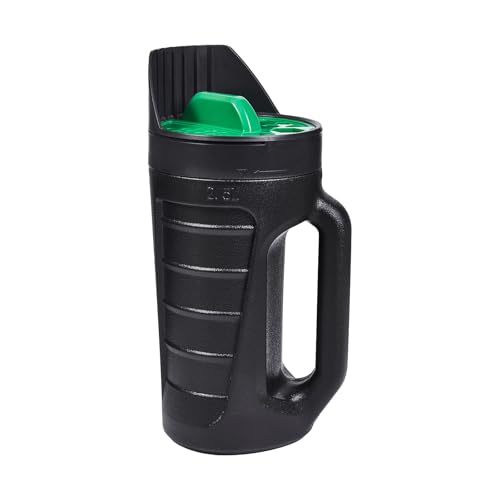 ZXJ 3 Adjustable Handheld Seed Shaker – Hand Spreader - 90oz Capacity Multi-Purpose Spreader for Fertilizer, Grass Seed, Ice Melt & Lawn Care - Green - color: Green