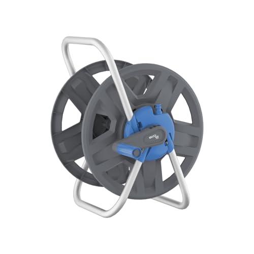 Water Hose Reel,Holds 60-80 Ft of 5/8" Hose - color: Blue