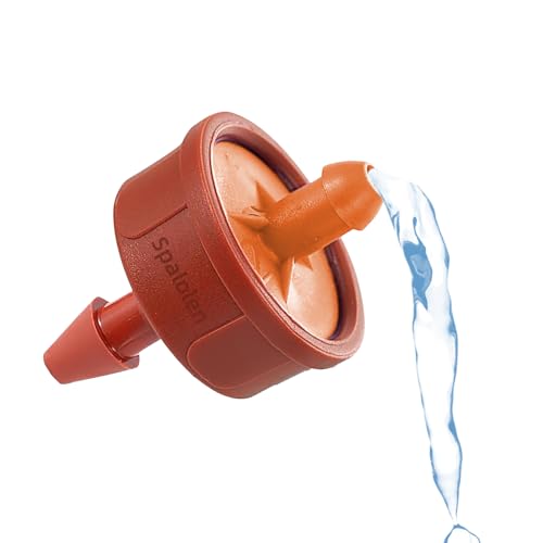 60PCS 3 GPH Pressure Compensating Drip Irrigation Spot Watering Drippers/Emitters, Self-Cleaning Constant Flow Drip Irrigation Emitters Heads Irrigation Drippers Parts for Drip Irrigation System - color: 60PCS, size: 3 GPH