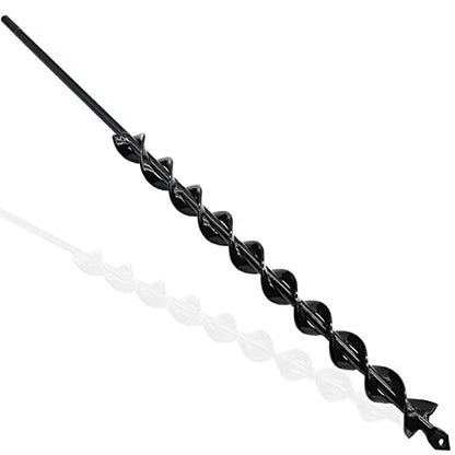 TCBWFY 24 Inch Auger Drill Bit for Planting - 1.2"x24" Long Handle Easy Planter Garden Auger - Bulb & Bedding Plant Augers - Post Hole Digger for 3/8”Hex Drive Drill - size: 1.2"x24"