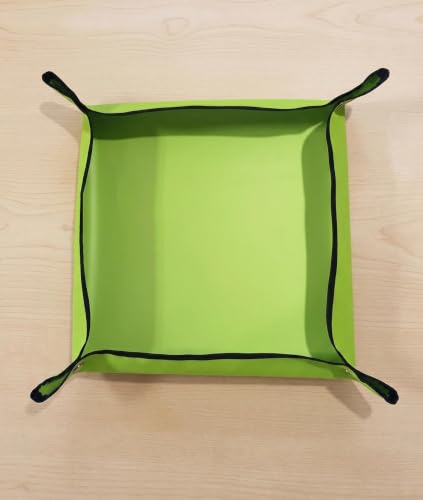 1 Pcs Repotting Gardening Mat for Indoor Portable 20" Waterproof Potting Tray Foldable Succulent Potting Mat - color: Green