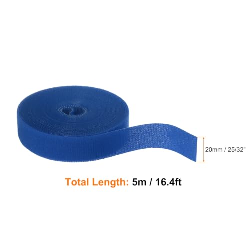 HARFINGTON Garden Plant Tape 16.4ft 25/32" Reusable Ties Strap Blue - color: Blue, size: 16.4ft x 25/32"