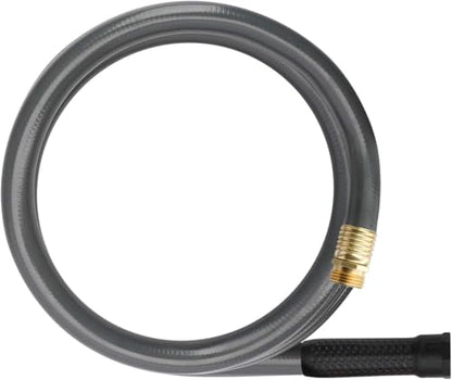Worth 12 ft Gray Short Leader Garden Hose 5/8”, Male to Female Fittings - size: 5/8 in. x 12 ft.