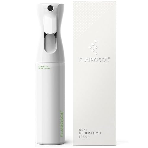 FLAIROSOL Original Plant Mister Continuous Spray Bottle, 300ml, White/Green