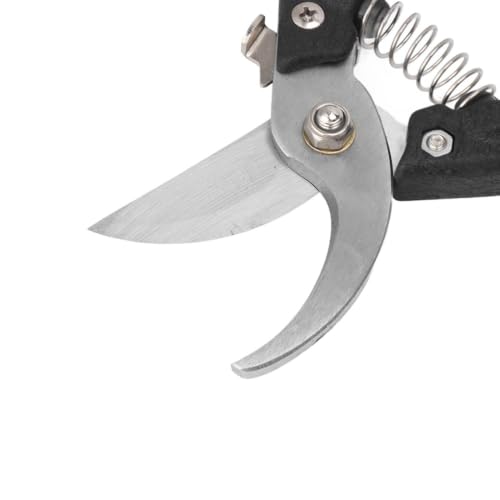 Limen 6.7 Inch Micro Tip Pruning Shears,SK5 High Carbon Steel Hand Pruners with Black Yellow Ergonomic Handles for Bonsai Floral Houseplant Trimming