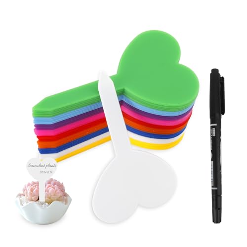 Plant Labels,120PCS Plastic Plant Tags Labels for Seedlings,Garden Labels Outdoor Waterproof,Garden Markers for Plants Outdoor,Gardening Supplies,Gifts for Gardening Lover - color: Mix Colors