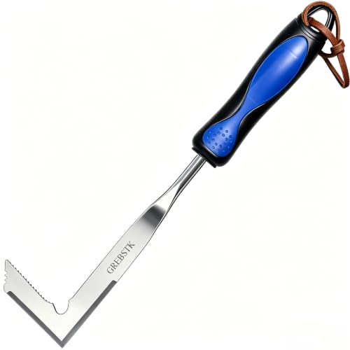 GREBSTK Crack Weeder Crevice Weeding Stainless Steel Sharp Lightweight Tool - size: 12in Manual Weeder